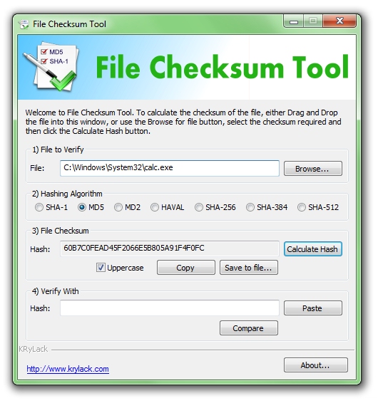 how to calculate a checksum